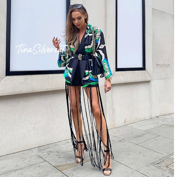 Zara Printed Shorts Sz XS NWT - Picture 8 of 16